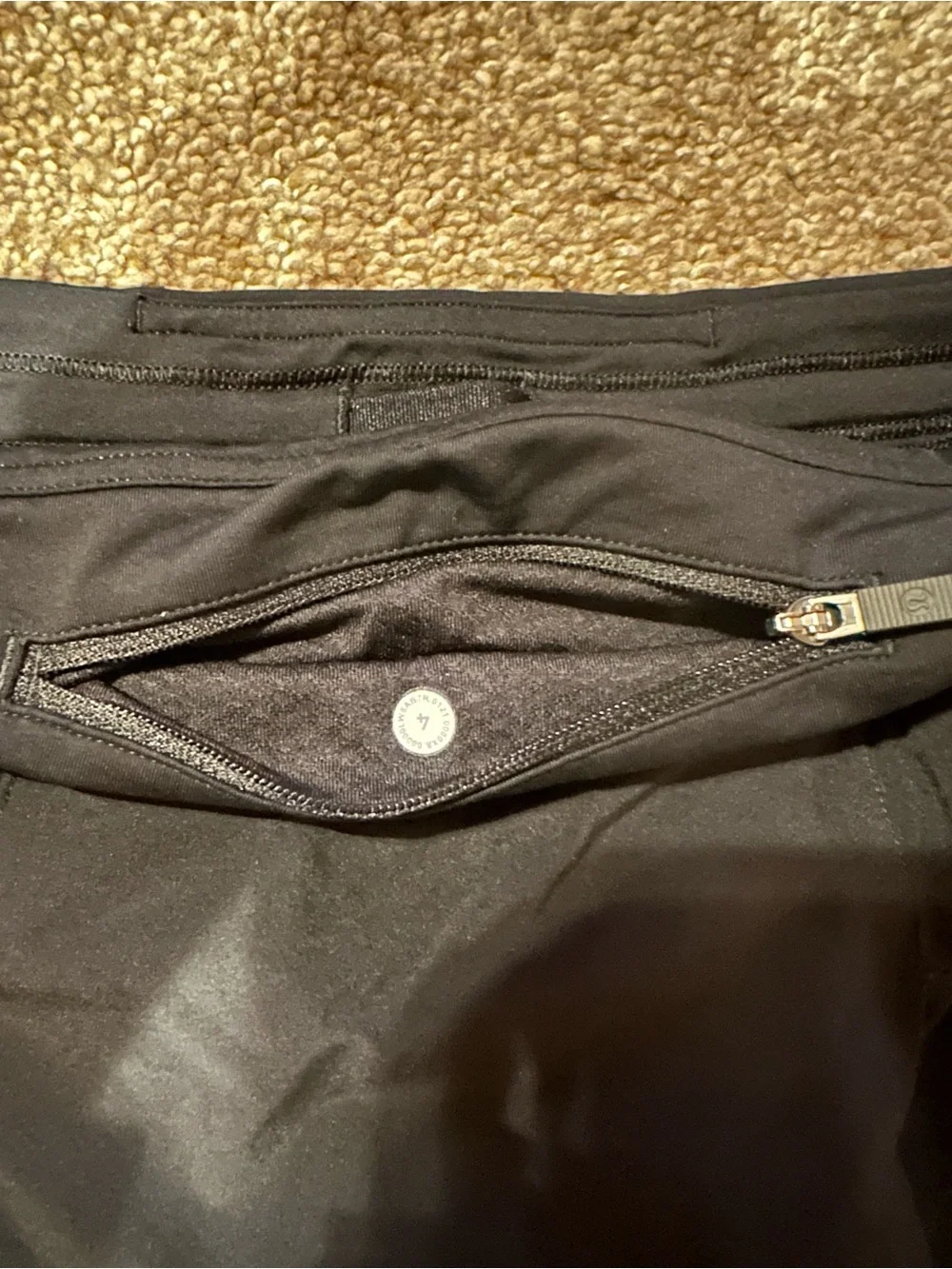 lululemon athletica Black Athletic Skirt